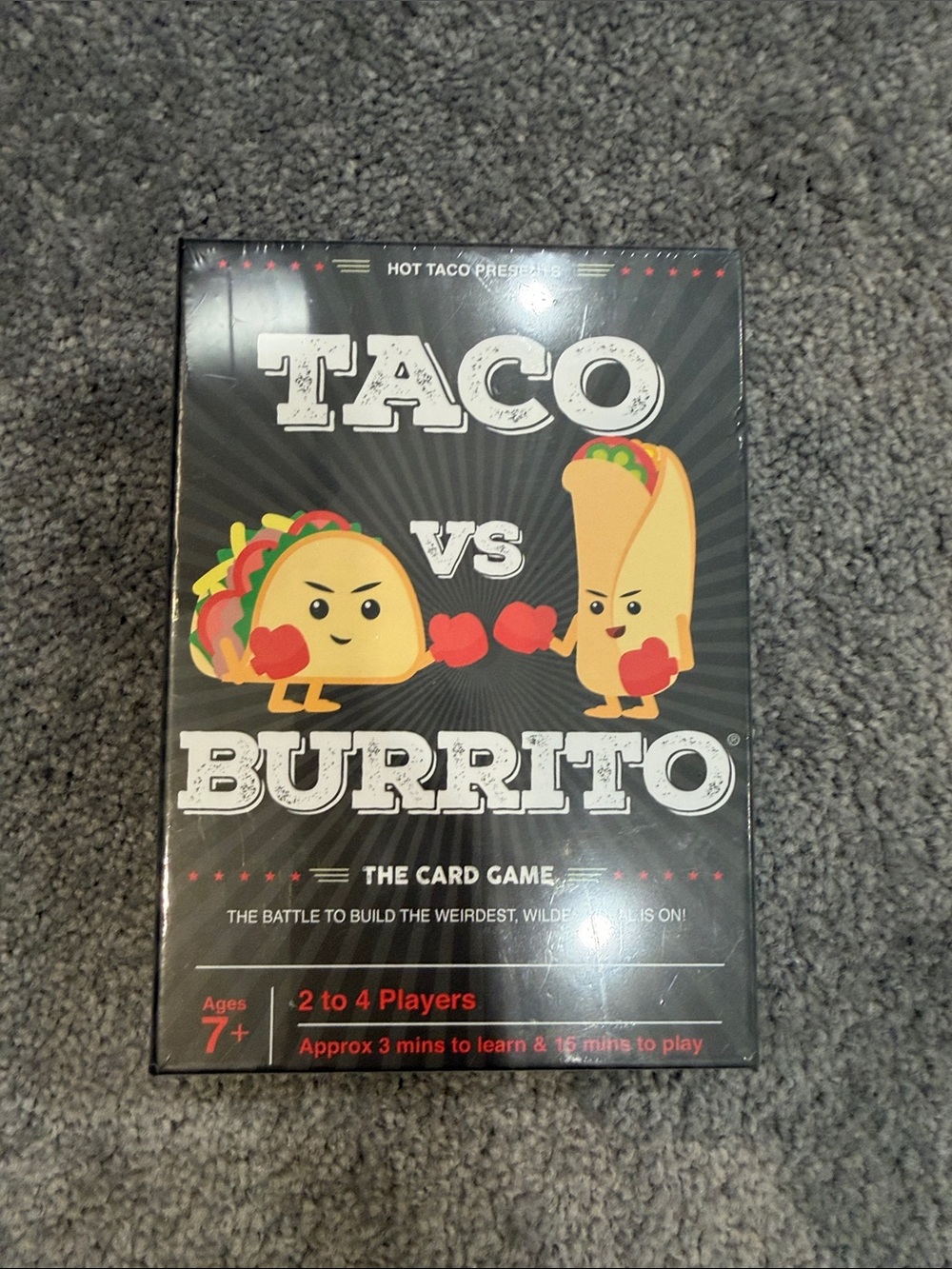 Taco vs Burrito Card Game